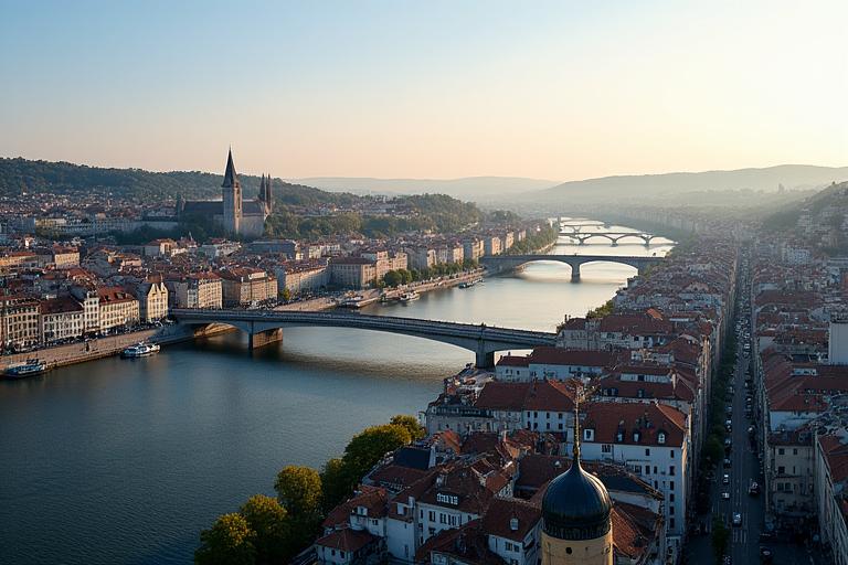 Photographie aérienne avec drone à Lyon